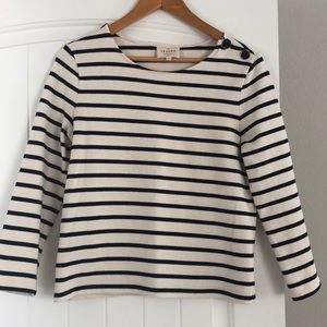 Sézane Colette Mariniere in ecru/navy